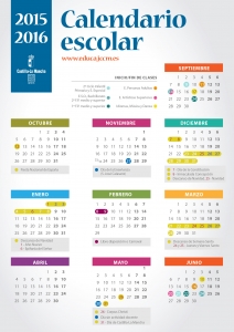 Calendario Escolar 2015-16