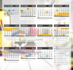 Calendario Escolar CLM 2020-21