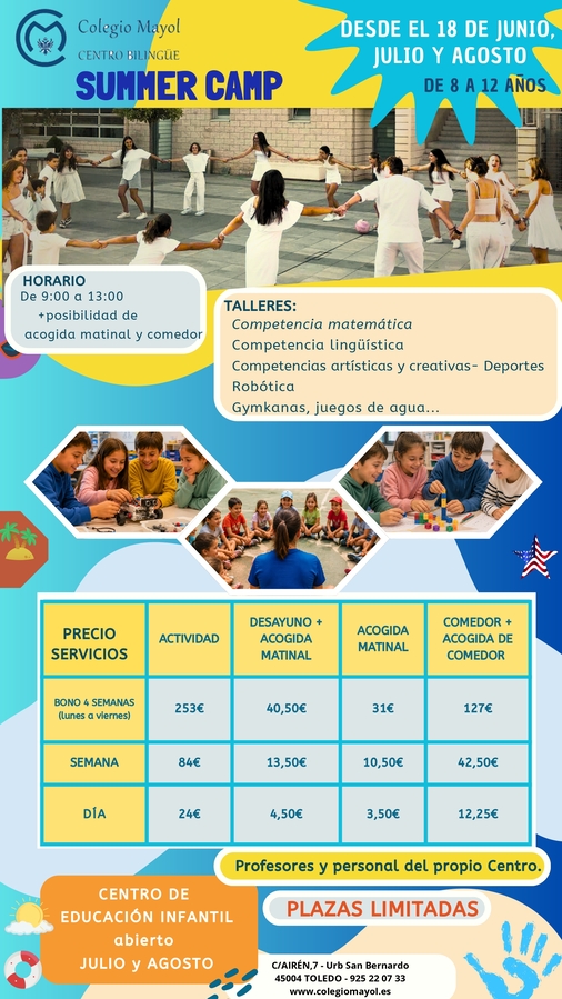 SUMMER CAMP 2026 colegio mayol